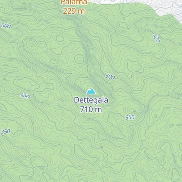 Map of Dettegala