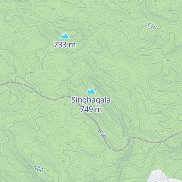 Map of Singhagala