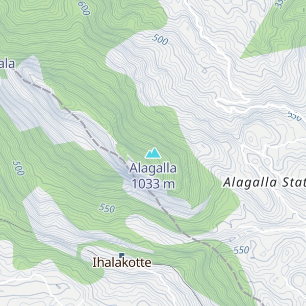 Map of Alagalla