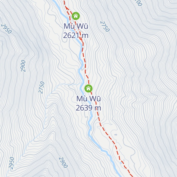 Map of Mù Wū