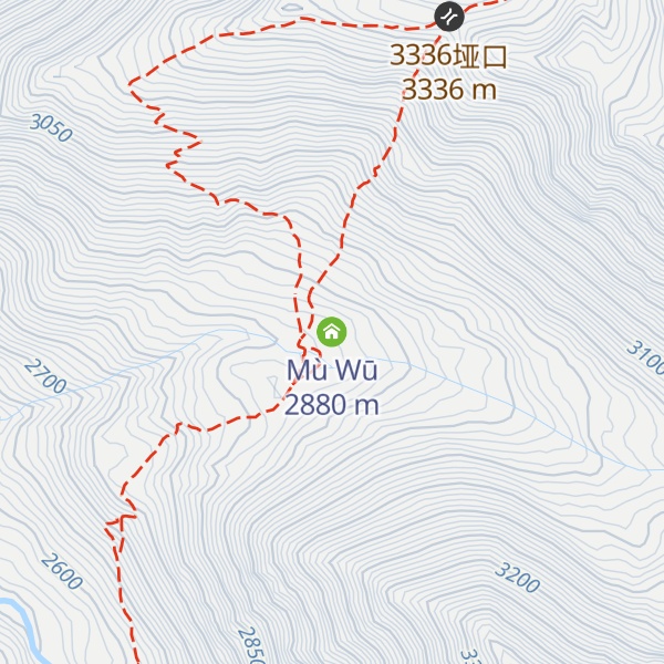 Map of Mù Wū