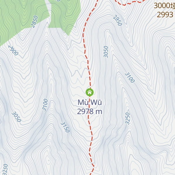 Map of Mù Wū