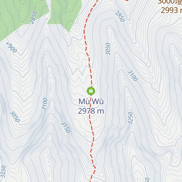 Map of Mù Wū