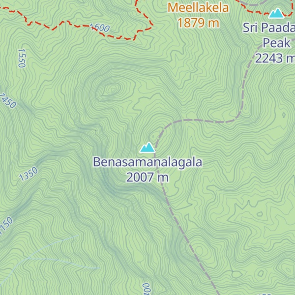 Map of Benasamanalagala