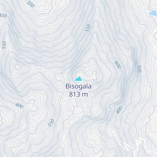 Map of Bisogala