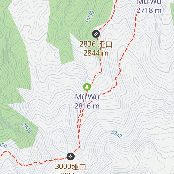 Map of Mù Wū