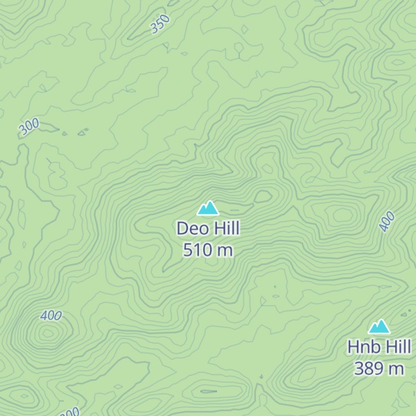 Map of Deo Hill
