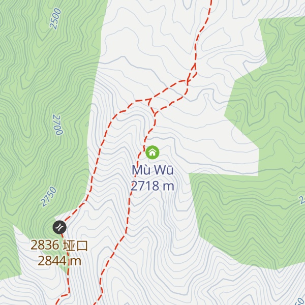Map of Mù Wū