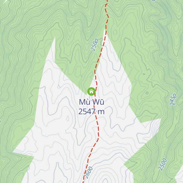 Map of Mù Wū