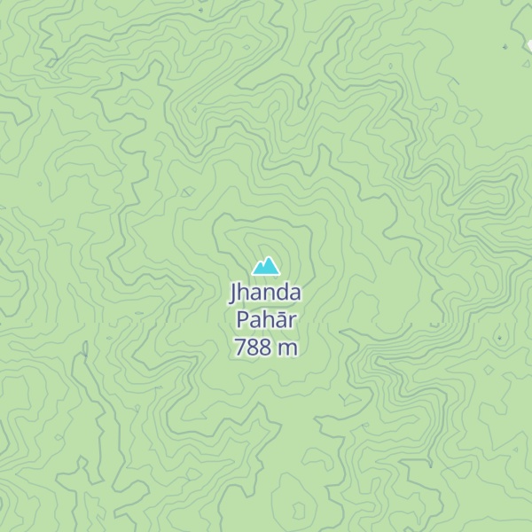 Map of Jhanda Pahār