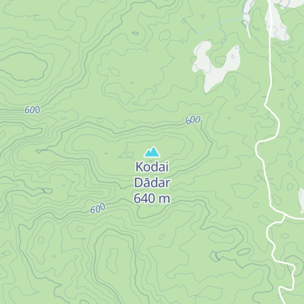Map of Kodai Dādar