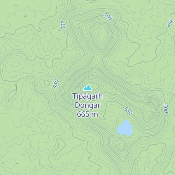 Map of Tīpāgarh Dongar