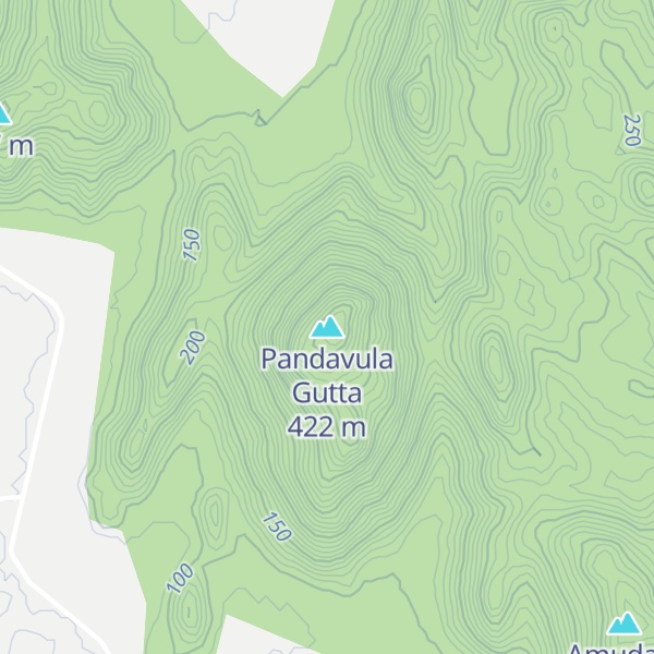 Map of Pandavula Gutta