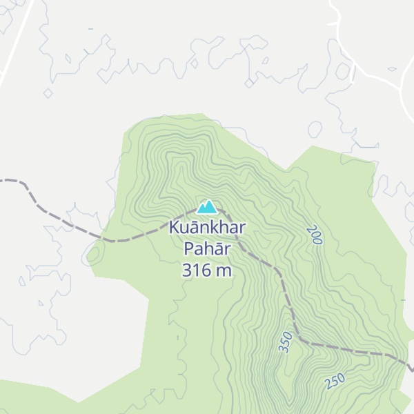 Map of Kuānkhar Pahār