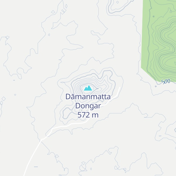 Map of Dāmanmatta Dongar