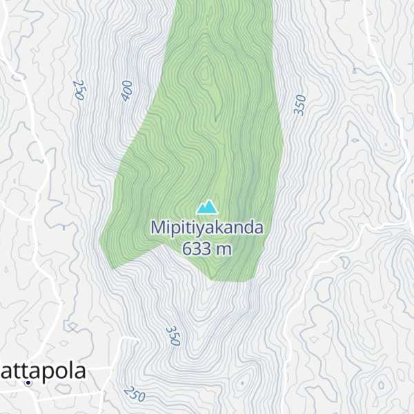Map of Mipitiyakanda