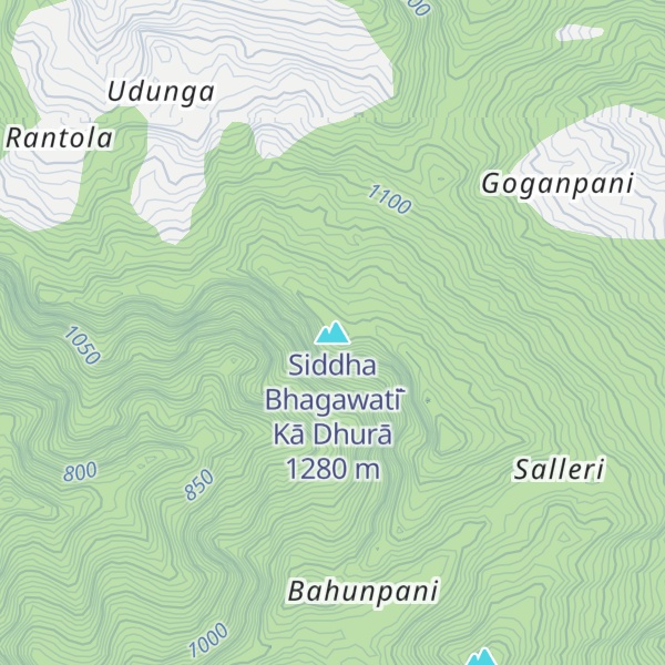 Map of Siddha Bhagawati̇̄ Kā Dhurā