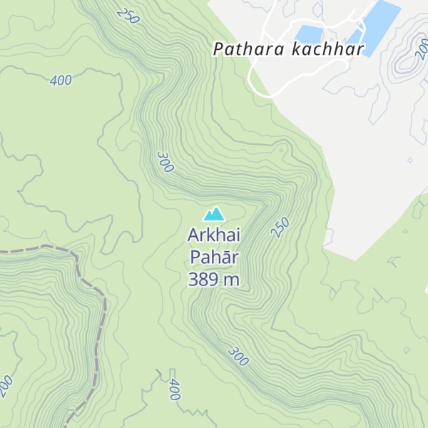 Map of Arkhai Pahār