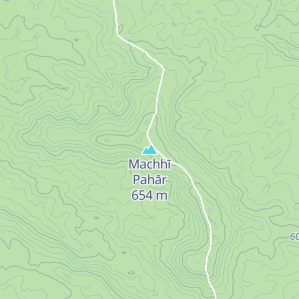 Map of Machhī Pahār