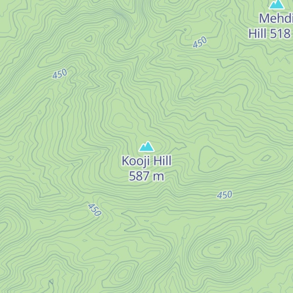 Map of Kooji Hill