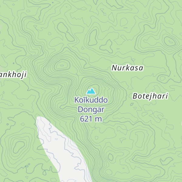 Map of Koīkuddo Dongar