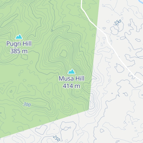 Map of Musa Hill