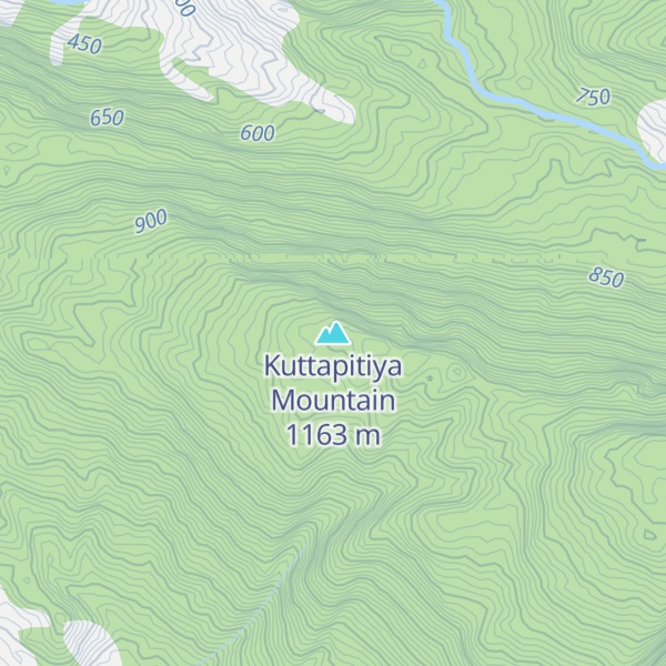 Map of Kuttapitiya Mountain