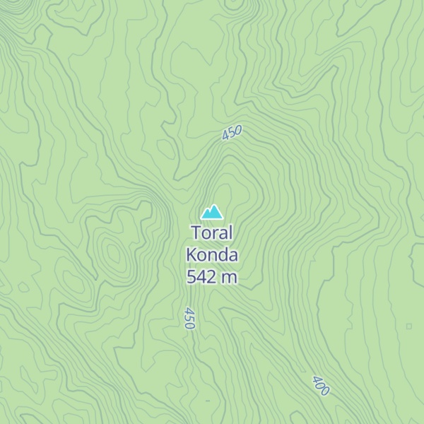 Map of Toral Konda