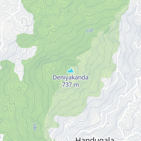 Map of Deniyakanda