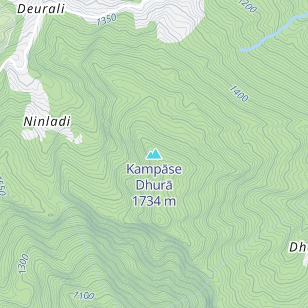 Map of Kampāse Dhurā