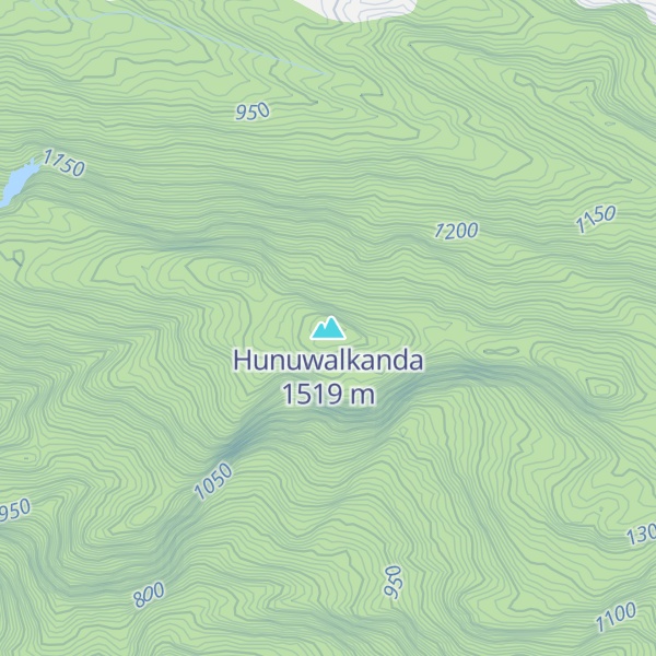 Map of Hunuwalkanda