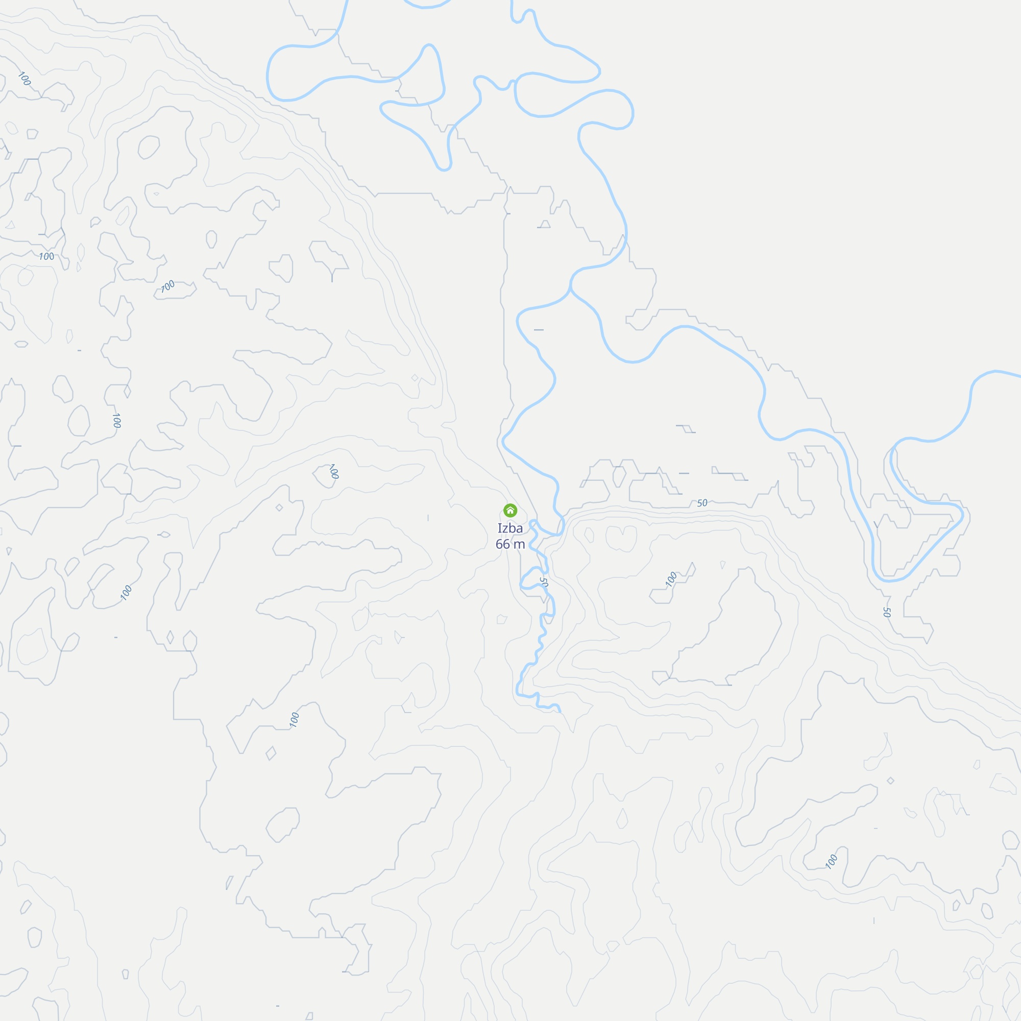Izba map