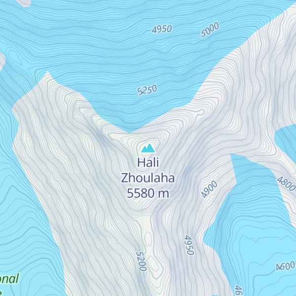 Map of Hali Zhoulaha