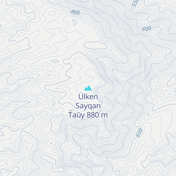 Map of Ülken Sayqan Taūy