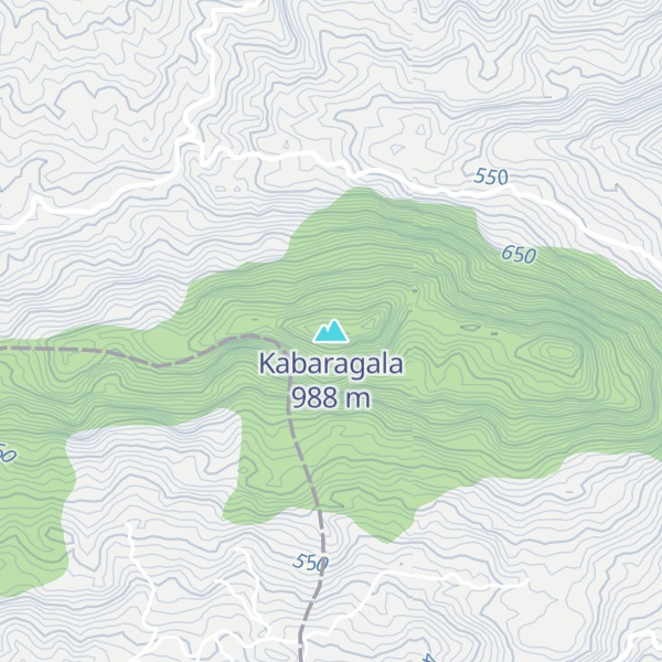 Map of Kabaragala