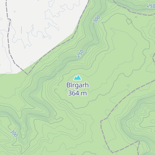 Map of Bīrgarh