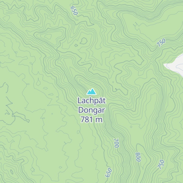 Map of Lachpāt Dongar
