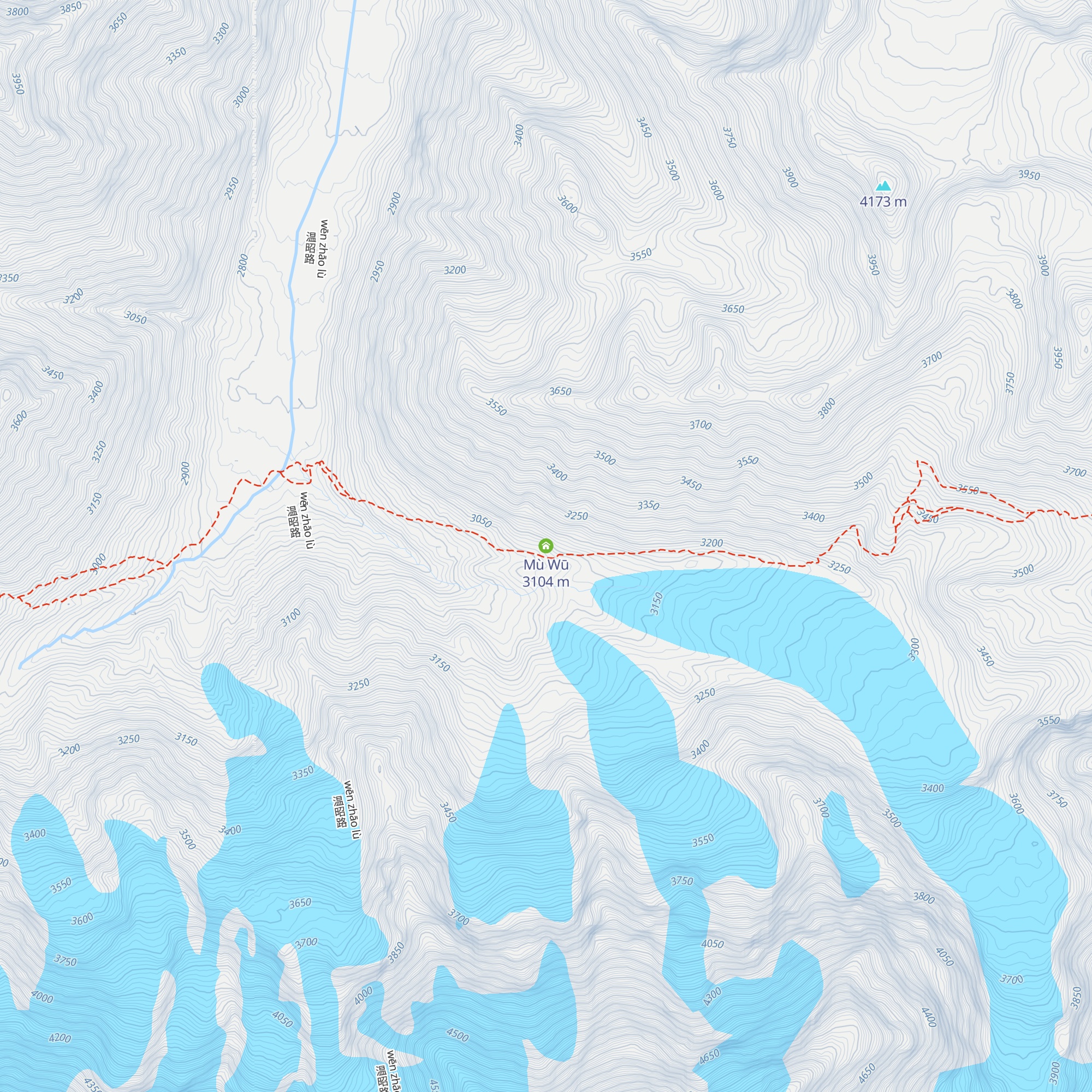 Mù Wū map