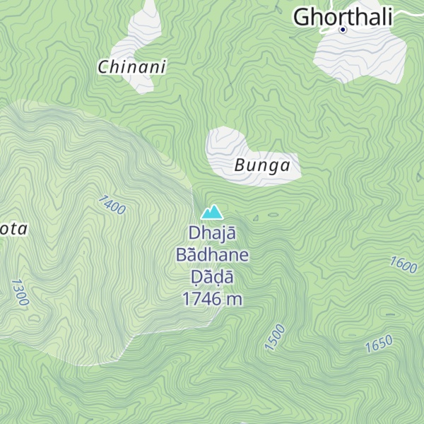 Map of Dhajā Bā̃dhane Ḍā̃ḍā