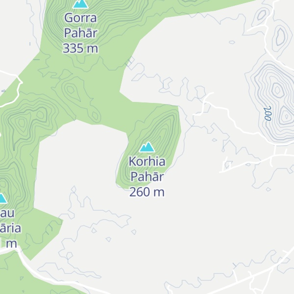 Map of Korhia Pahār