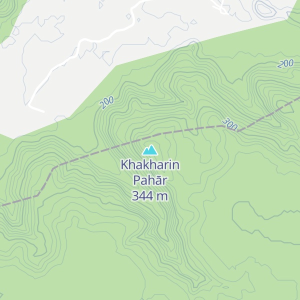 Map of Khakharin Pahār
