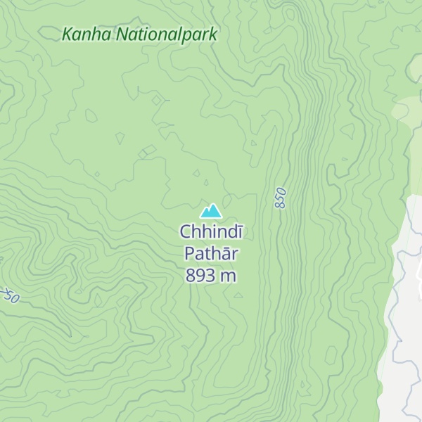 Map of Chhindī Pathār