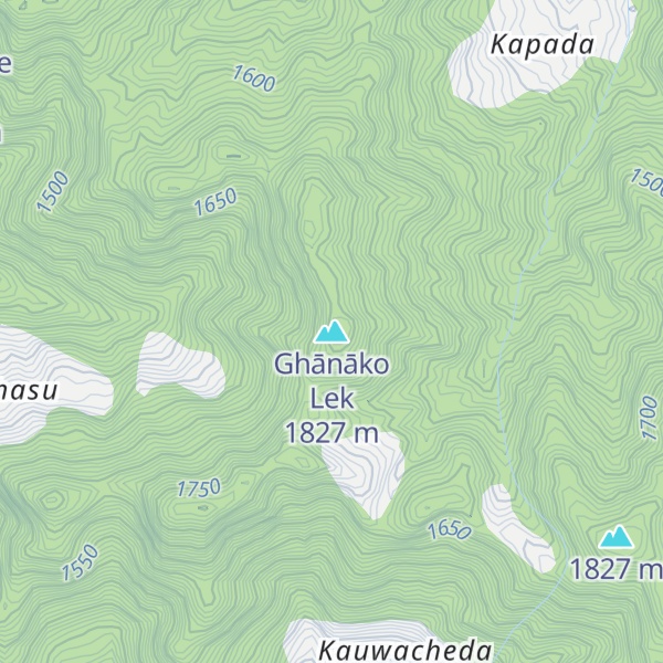 Map of Ghānāko Lek