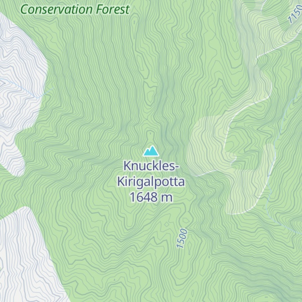 Map of Knuckles-Kirigalpotta