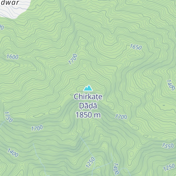 Map of Chirkaṭe Ḍā̃ḍā