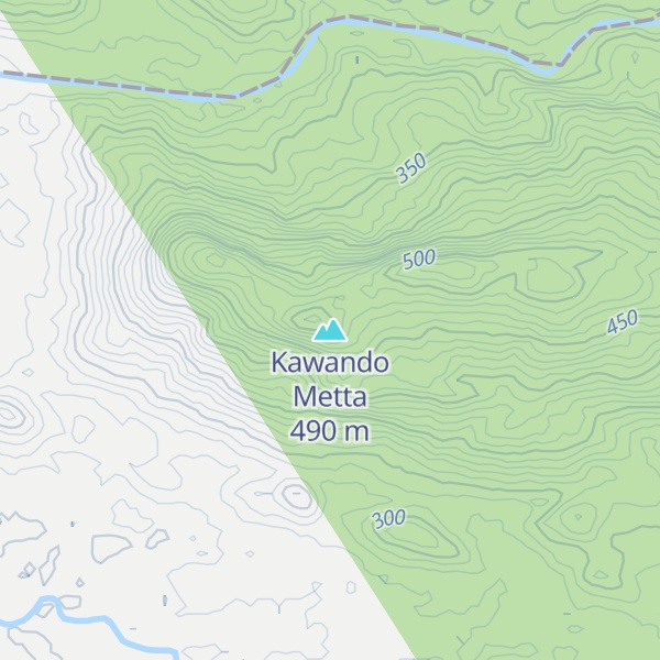 Map of Kawando Metta
