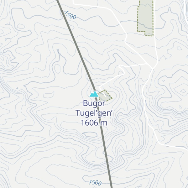 Map of Bugor Tugel’gen’