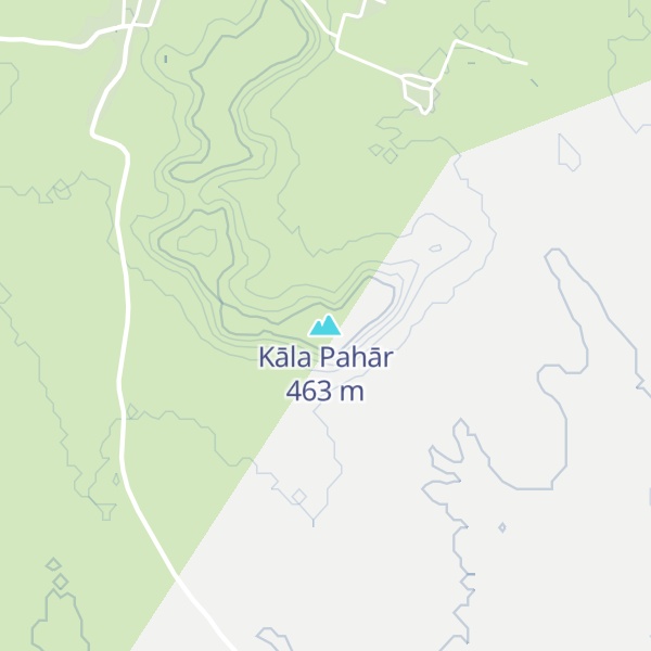 Map of Kāla Pahār