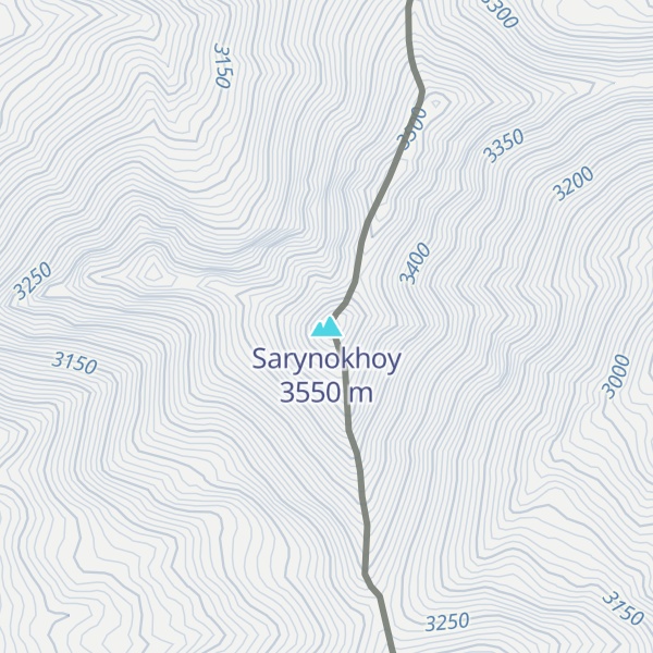 Map of Sarynokhoy