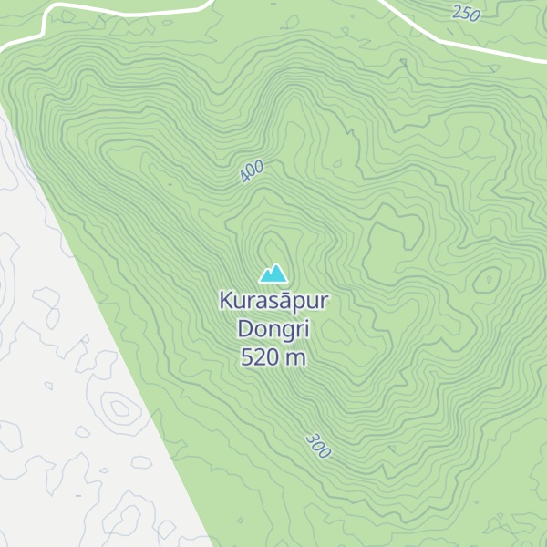 Map of Kurasāpur Dongri